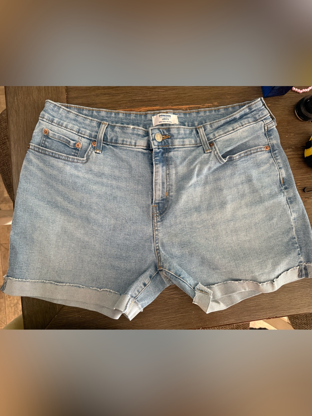 Denizen from Levi's Light Blue Denim Cutoff Shorts